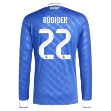 Real Madrid CF Rüdiger 22 Kolmas Pelipaita 2025-26 Jalkapallo Pelipaidat Peliasut(L/S)
