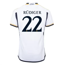 Real Madrid CF Rüdiger 22 Kotipelipaita 2023-24 Jalkapallo Pelipaidat Peliasut