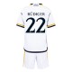 Real Madrid CF Rüdiger 22 Lasten Kotipelipaita 2023-24 Jalkapallo Pelipaidat Peliasut