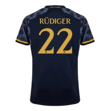 Real Madrid CF Rüdiger 22 Vieraspelipaita 2023-24 Jalkapallo Pelipaidat Peliasut