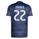 Real Madrid CF Rüdiger 22 Vieraspelipaita 2025-26 Jalkapallo Pelipaidat Peliasut