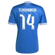 Real Madrid CF Tchouameni 14 Kolmas Pelipaita 2025-26 Jalkapallo Pelipaidat Peliasut