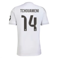Real Madrid CF Tchouaméni 14 Kotipelipaita 2025-26 Jalkapallo Pelipaidat Peliasut