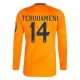 Real Madrid CF Tchouaméni 14 Vieraspelipaita 2024-25 Jalkapallo Pelipaidat Peliasut(L/S)