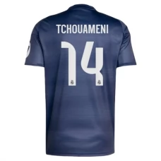 Real Madrid CF Tchouameni 14 Vieraspelipaita 2025-26 Jalkapallo Pelipaidat Peliasut