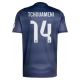 Real Madrid CF Tchouameni 14 Vieraspelipaita 2025-26 Jalkapallo Pelipaidat Peliasut