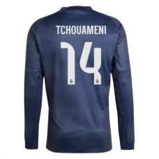 Real Madrid CF Tchouameni 14 Vieraspelipaita 2025-26 Jalkapallo Pelipaidat Peliasut(L/S)