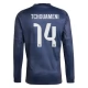 Real Madrid CF Tchouameni 14 Vieraspelipaita 2025-26 Jalkapallo Pelipaidat Peliasut(L/S)