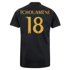 Real Madrid CF Tchouaméni 18 Kolmas Pelipaita 2023-24 Jalkapallo Pelipaidat Peliasut
