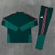 Real Madrid CF Tracksuit 2026-27 - 1-4 Zip Vihreä Punainen