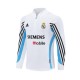 Real Madrid CF Treeni Collegepaita 2003-04 - 1-4 Zip Retro Valkoinen