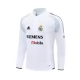 Real Madrid CF Treeni Collegepaita 2004-05 - 1-4 Zip Retro Valkoinen