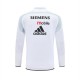 Real Madrid CF Treeni Collegepaita 2004-05 - 1-4 Zip Retro Valkoinen