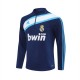 Real Madrid CF Treeni Collegepaita 2005-06 - 1-4 Zip Retro Sininen