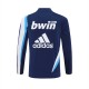 Real Madrid CF Treeni Collegepaita 2005-06 - 1-4 Zip Retro Sininen