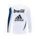 Real Madrid CF Treeni Collegepaita 2005-06 - 1-4 Zip Retro Valkoinen