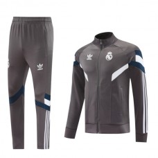 Real Madrid CF Treenitakki Suits 2024-25 - Harmaa