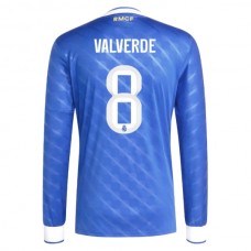 Real Madrid CF Valverde 8 Kolmas Pelipaita 2025-26 Jalkapallo Pelipaidat Peliasut(L/S)