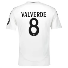 Real Madrid CF Valverde 8 Kotipelipaita 2024-25 Jalkapallo Pelipaidat Peliasut