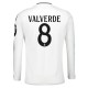 Real Madrid CF Valverde 8 Kotipelipaita 2024-25 Jalkapallo Pelipaidat Peliasut(L/S)