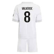 Real Madrid CF Valverde 8 Lasten Kotipelipaita 2025-26 Jalkapallo Pelipaidat Peliasut