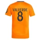 Real Madrid CF Valverde 8 Vieraspelipaita 2024-25 Jalkapallo Pelipaidat Peliasut