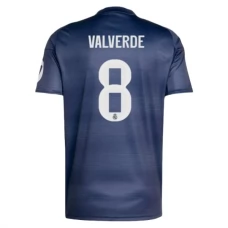 Real Madrid CF Valverde 8 Vieraspelipaita 2025-26 Jalkapallo Pelipaidat Peliasut