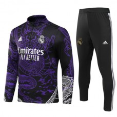 Real Madrid CF Verryttelypuku 2024-25 - 1-4 Zip Dragon Violetti