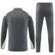 Real Madrid CF Verryttelypuku 2024-25 - 1-4 Zip Harmaa