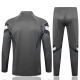 Real Madrid CF Verryttelypuku 2024-25 - 1-4 Zip Harmaa
