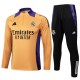 Real Madrid CF Verryttelypuku 2024-25 - 1-4 Zip Oranssi