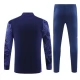 Real Madrid CF Verryttelypuku 2024-25 - 1-4 Zip Sininen
