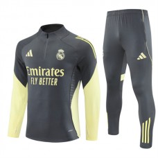 Real Madrid CF Verryttelypuku 2025-26 - 1-4 Zip Harmaa
