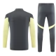 Real Madrid CF Verryttelypuku 2025-26 - 1-4 Zip Harmaa