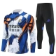 Real Madrid CF Verryttelypuku 2025-26 - 1-4 Zip Sininen