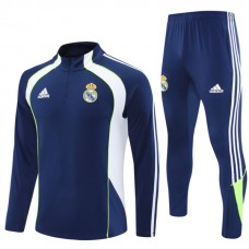 Real Madrid CF Verryttelypuku 2025-26 - 1-4 Zip Sininen