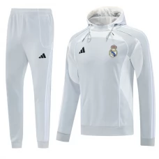 Real Madrid CF Verryttelypuku 2025-26 - Huppari Harmaa