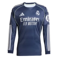 Real Madrid CF Vieraspelipaita 2025-26 Jalkapallo Pelipaidat Peliasut(L/S)