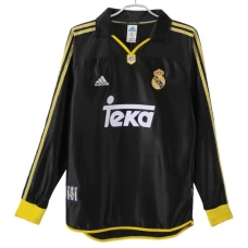 Real Madrid CF Vieraspelipaita Retro 1999-01 Jalkapallo Pelipaidat Peliasut(L/S)