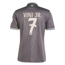 Real Madrid CF Vini Jr. 7 Kolmas Pelipaita 2024-25 Jalkapallo Pelipaidat Peliasut