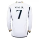 Real Madrid CF Vini Jr. 7 Kotipelipaita 2023-24 Jalkapallo Pelipaidat Peliasut(L/S)