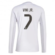 Real Madrid CF Vini Jr. 7 Kotipelipaita 2025-26 Jalkapallo Pelipaidat Peliasut(L/S)