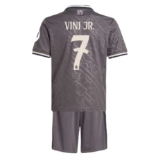 Real Madrid CF Vini Jr. 7 Lasten Kolmas Pelipaita 2024-25 Jalkapallo Pelipaidat Peliasut