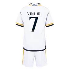 Real Madrid CF Vini Jr. 7 Lasten Kotipelipaita 2023-24 Jalkapallo Pelipaidat Peliasut