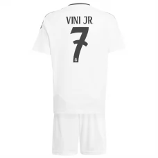 Real Madrid CF Vini Jr. 7 Lasten Kotipelipaita 2024-25 Jalkapallo Pelipaidat Peliasut