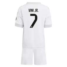 Real Madrid CF Vini Jr. 7 Lasten Kotipelipaita 2025-26 Jalkapallo Pelipaidat Peliasut
