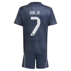 Real Madrid CF Vini Jr. 7 Lasten Vieraspelipaita 2025-26 Jalkapallo Pelipaidat Peliasut