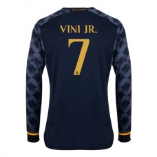 Real Madrid CF Vini Jr. 7 Vieraspelipaita 2023-24 Jalkapallo Pelipaidat Peliasut(L/S)