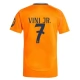 Real Madrid CF Vini Jr. 7 Vieraspelipaita 2024-25 Jalkapallo Pelipaidat Peliasut