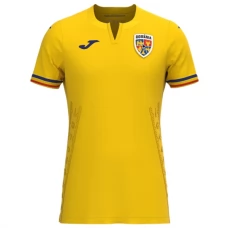 Romania Kotipelipaita EM 2024 Jalkapallo Pelipaidat Peliasut